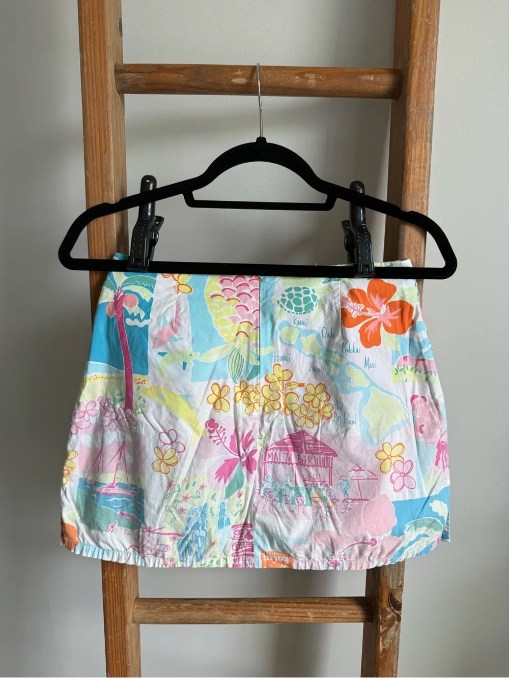🌺 Lilly Pulitzer Hawaiian Patchwork Skort – Size 2 - Picture 7 of 10